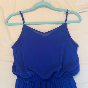 Express Blue Sleeveless Dress Size XS